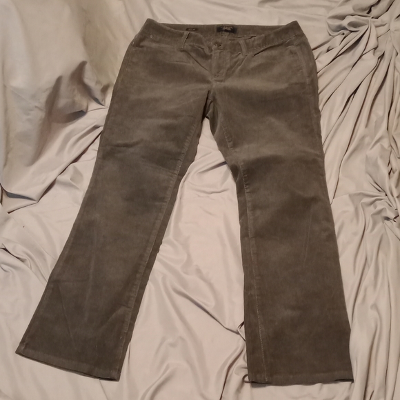 Talbots Pants - Talbots gray corduroy pants women size 14wp✔️